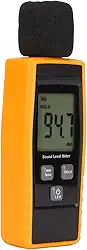 Decibelímetro, Medidor de nível de som digital Leitor de nível de pressão sonora com visor LCD retroiluminado Faixa de medição de ruído 30dB a 130dB, Medidor SPL portátil para fábricas e ruas