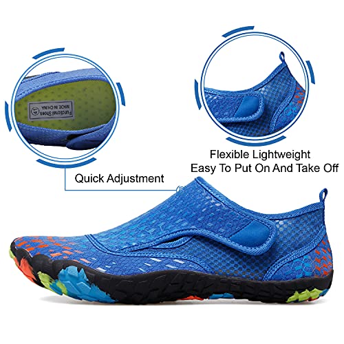 Image of L-RUN Barefoot Water Shoes Women Mens Aqua Sock Athletic Hiking Water Sports Shoes for Swim Beach Pool Sand Diving Walking