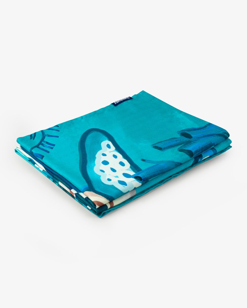 Liveology Turtled Printed Turkish All-Purpose Ultra-Light 180 GSM Towel | Bath, Beach, Pool, Travel & Sport | Blend of Bamboo Viscose & Cotton | Breathable & Highly Absorbent 3
