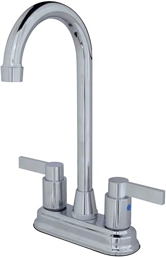 Kingston Brass KB8491NDL NuvoFusion - Grifo de barra de 4-34 pulgadas de alcance de boquilla cromo pulido Kingston Brass KB8491NDL NuvoFusion - Grifo de barra de 4-34 pulgadas de alcance de boquilla cromo pulido