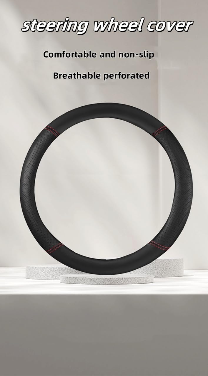 Housse De Volant Pour Ford Transit Custom FL (2017-2021) - Antidérapante, Respirante, Cuir - Installation Facile