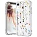 MOSNOVO iPhone XR Case, Clear iPhone XR Case, Wildflower Floral Flower Pattern Clear Design Transparent Plastic Hard Back Case with Soft TPU Bumper Protective Case Cover for Apple iPhone XR