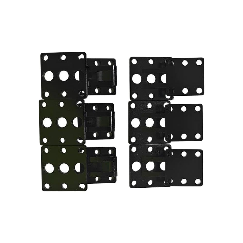 Metal Cabin Hinge Black Color 1 PC Flexible Rotation Compatible with RC Model Airplane Drone UVA