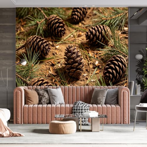 Murale autocollante imperméable en vinyle effet forêt 3D