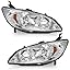 Clear Lens I Chrome Housing I Amber Reflector