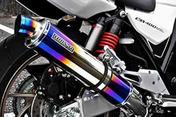 CB400SF用　BEAMS BMS-R スリップオンチタンマフラー　NC42 BEAMS BEAMS R-EVO スリップオンマフラー G184-53-P1J ヒートチタン