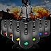 immagine 3Zienstar Mouse da Gioco Wireless 2.4Ghz con Ricevitore USB e Adattatore USB C,Silent Click, 7 Colori Retroilluminati,3600 DPI,750 mAh Batteria Ricaricabile per MacBook, PC, Laptop