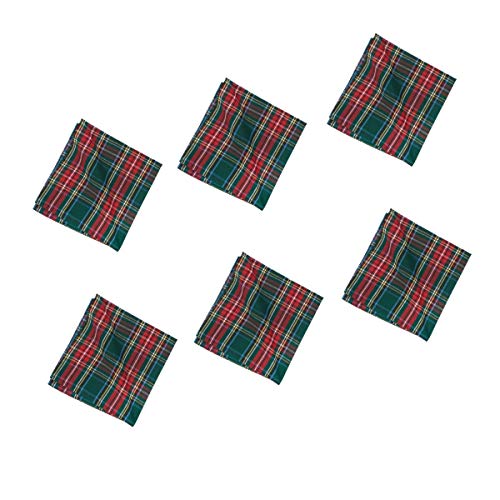 Set de 6 Servilletas de Tela Cuadradas Rojo C&F Home miniatura 2