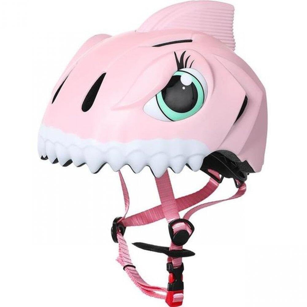 Casque vélo requin 3D pour enfants réglable : protège efficacement des chocs en trottinette