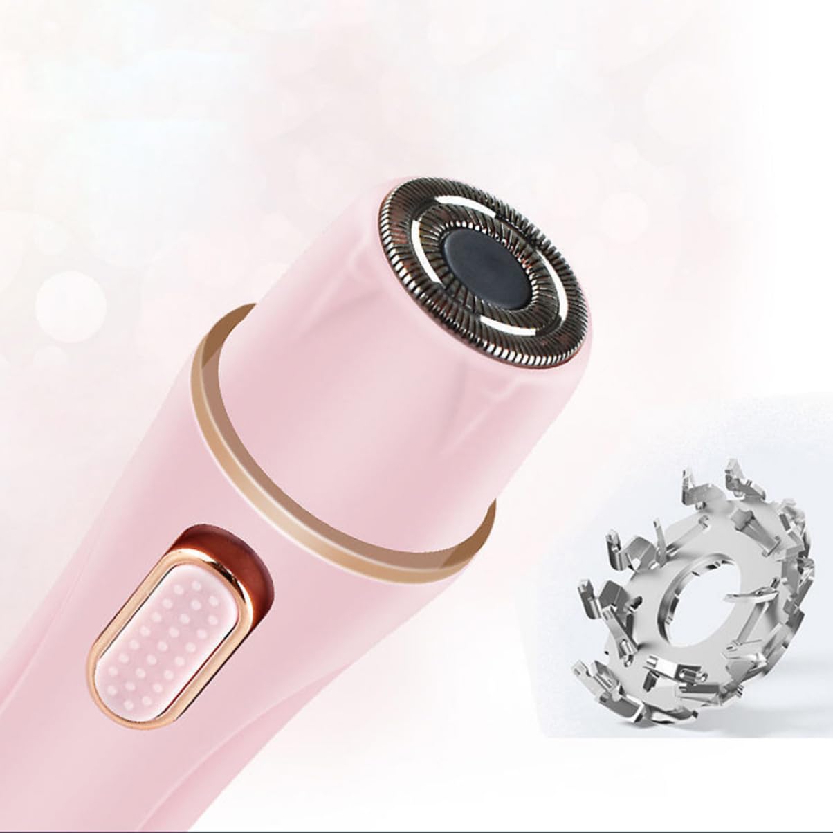 Healeved 2sätze -rasierer Für Damen Augenbrauen-trimmer Tragbares Ergonomisches Design Für Gesicht Beine Und