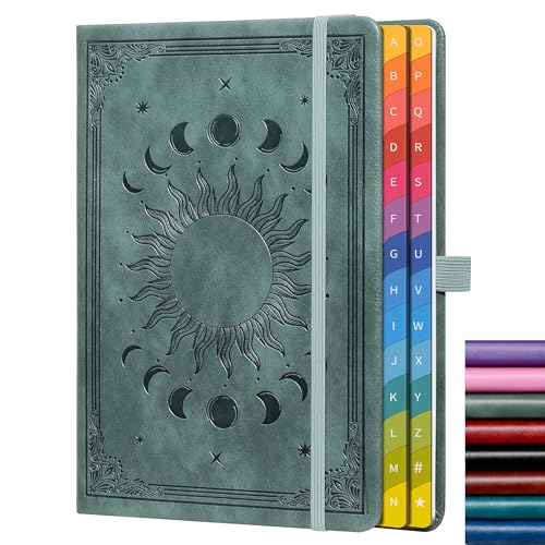 Carnet de mot de passe avec onglets alphabétiques colorés, couverture rigide, collection de mots de passe Internet pour les logins d'adresses