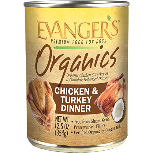 Evanger'S 50101 Dog & Cat Food Organics Chicken & Turkey cover