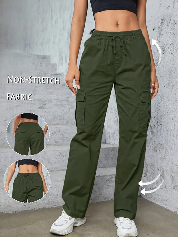 Image of DEELMO Women Cargo Pants