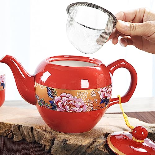 Service à thé de mariage chinois en porcelaine : le cadeau idéal pour de jeunes mariés