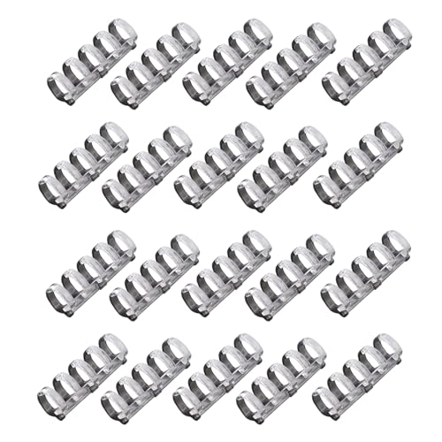 MAEXUS ルーズリーフ リング 20個入り穴径15mmルーズリーフ バインダー 大容量 PVC樹脂製で 単語帳 リング 資料保存 ファイル整理