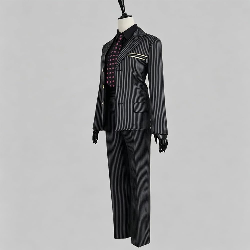 Anime Cosplay JJBA Essig Doppio Kostüm Uniform | Anime JJBA Essig Doppio Anzug, komplettes Set, Kostüm, Outfits, Karneval, Faschingsparty
