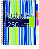 Pukka Pad Bloc Notes A4, 250 pagine, Colori assortiti