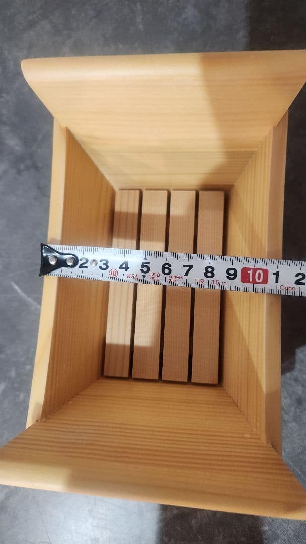 木製 寿司桶4セット 縦17.5㎝&times;横11㎝&times;高6.5㎝