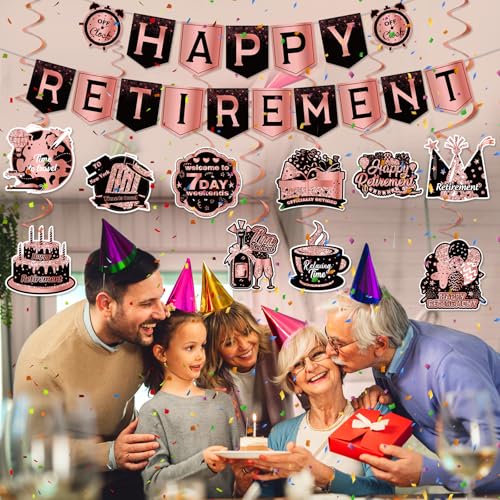 Save 50% on Rose Gold Retirement Party Decorations Kit - Image 4