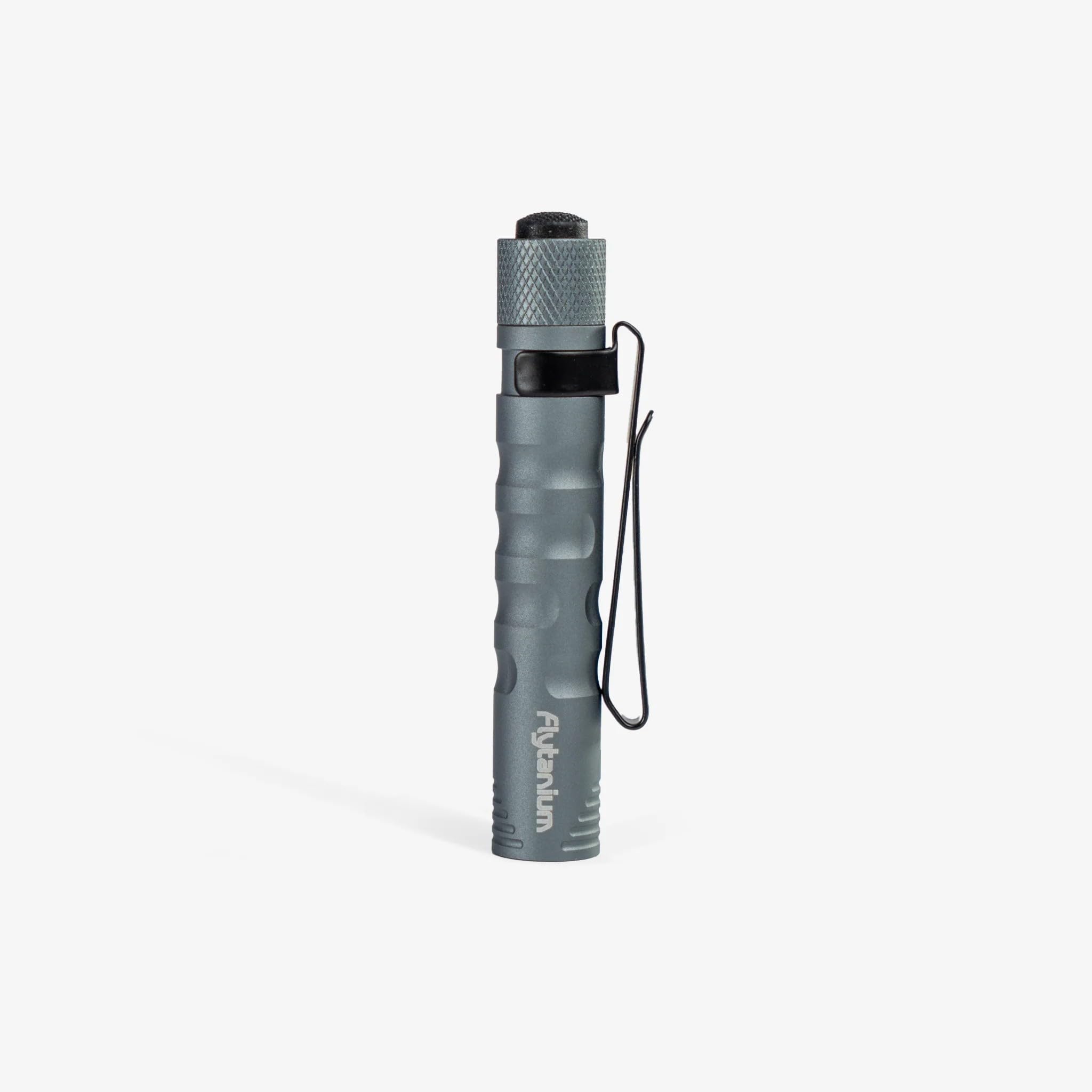 FlytaniumLightning Bug Mini Flashlight - LED Flashlight with 180 Lumens & 30-Minute Max Output, AAA Battery Included - EDC Flashlight, Small Flashlight, Super Bright Flashlight (Gunmetal Gray)