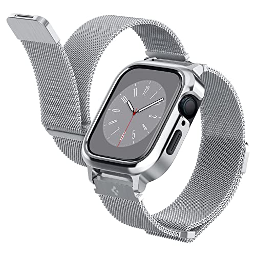 Spigen Metal Fit Pro Case & Strap for Apple Watch 7 (45mm) | 6 (44mm)