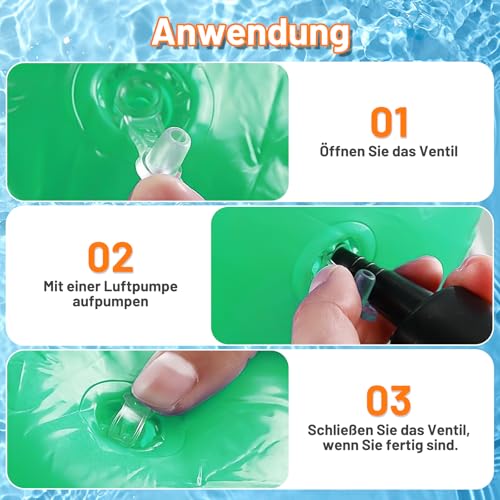 4 Stück Schwimmnudel für Kinder & Erwachsene 105 cm, Lange Poolnudel, Schwimmstange Pool Langlebiger Poolnudel Hohl Schwimmnudel, Schwimmhilfe für Pool, Strand & Wasserspiele