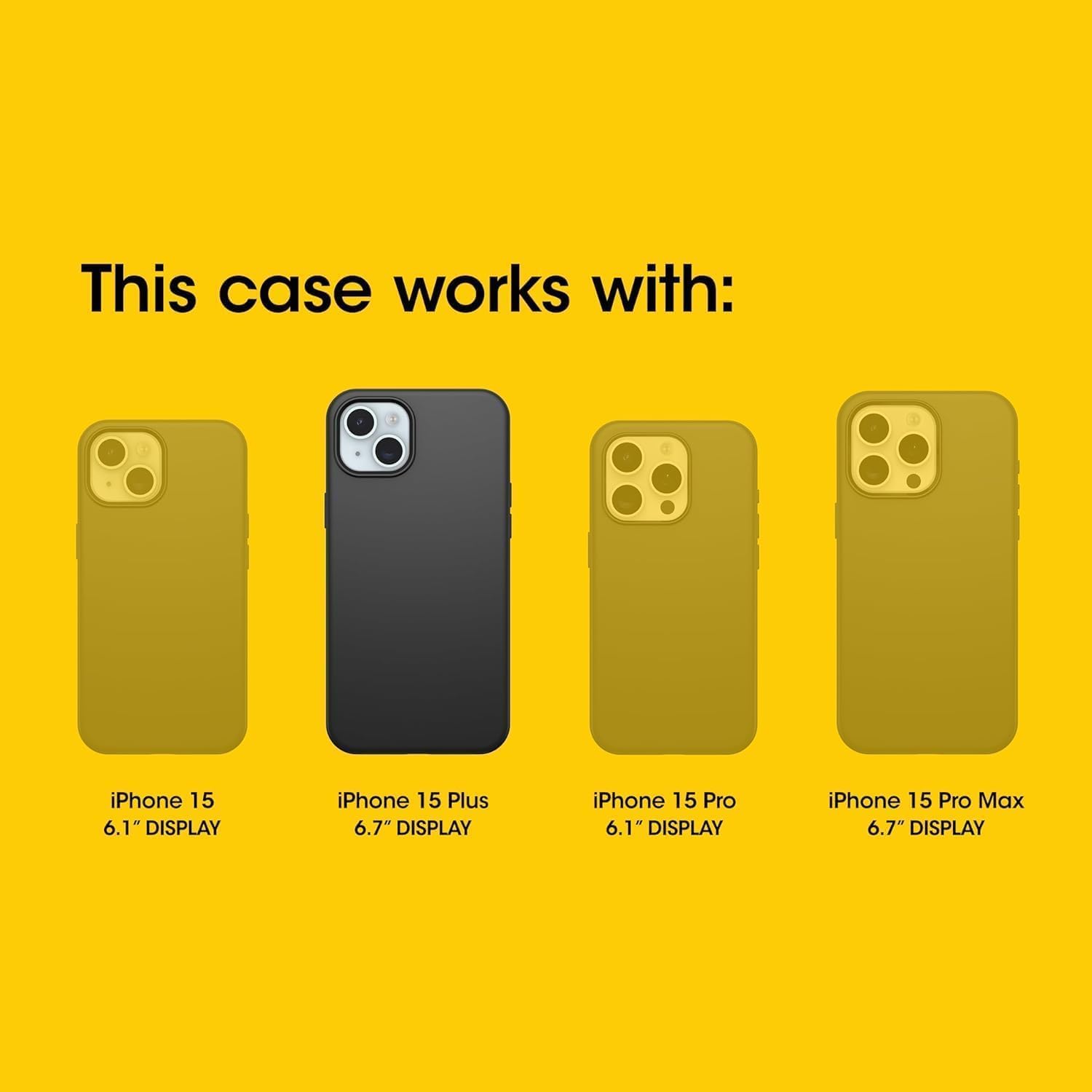 OtterBox - Ultra-Slim iPhone 15 Plus Figura Series Case, Made for Apple MagSafe, Artistic Protective Phone Case with Soft-Touch Material for Comfort (Unicorn Sorbet)