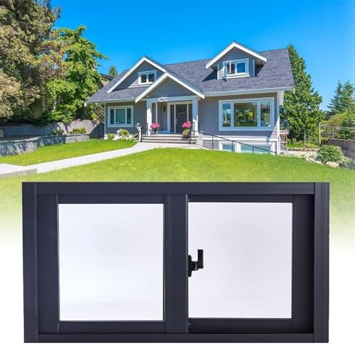 Ventanas de cobertizo de aluminio 40x60 cm con vidrio templado para casa móvil 2