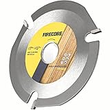 Sägeblatt für Winkelschleife, Firecore Trennscheibe 125mm Holz, Flex Scheibe Holz, Kreissägeblät zum Schnitzen, Schneiden, Formen