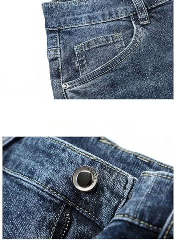 Men'sjeans Autumn Clothing Business Vintage Trousers Male Stretch Straight Denim Pants3