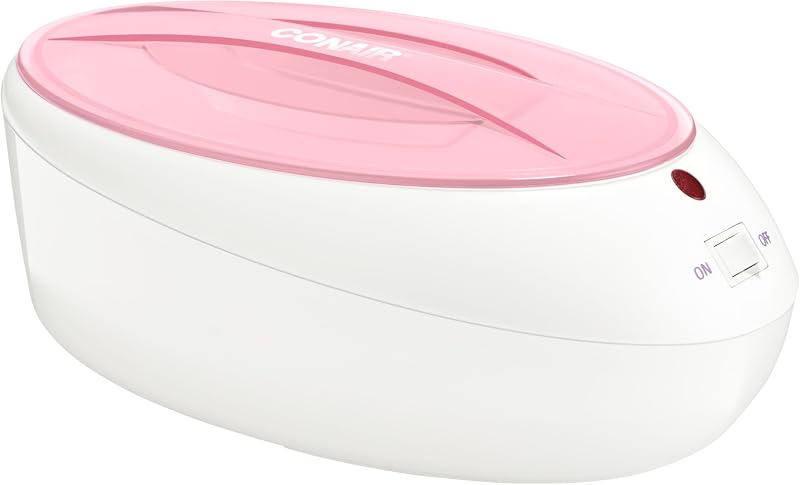 True Glow by Conair Paraffin Wax Machine for Hand and Feet - Paraffin Bath for Hands - Includes 1lb. Moisturizing Paraffin Wax - Pink