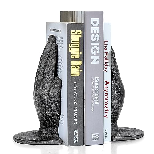 Opiniones y reviews de Sujetalibros que puedes comprar esta semana. 47 Sujetalibros decorativos estilo manos Ambipolar – Acento decorativo de hierro fundido negro antiguo para decoración del hogar, estantería, decoración de sala de estar,...