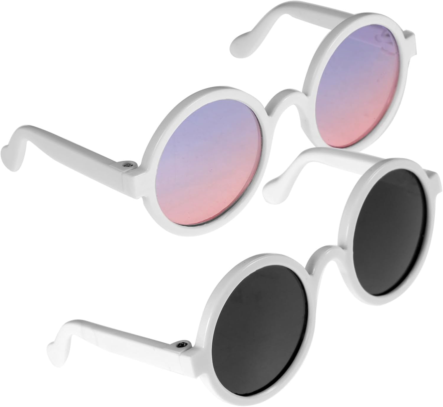 2Pcs Cat Dog Sunglasses Funny Decorative...