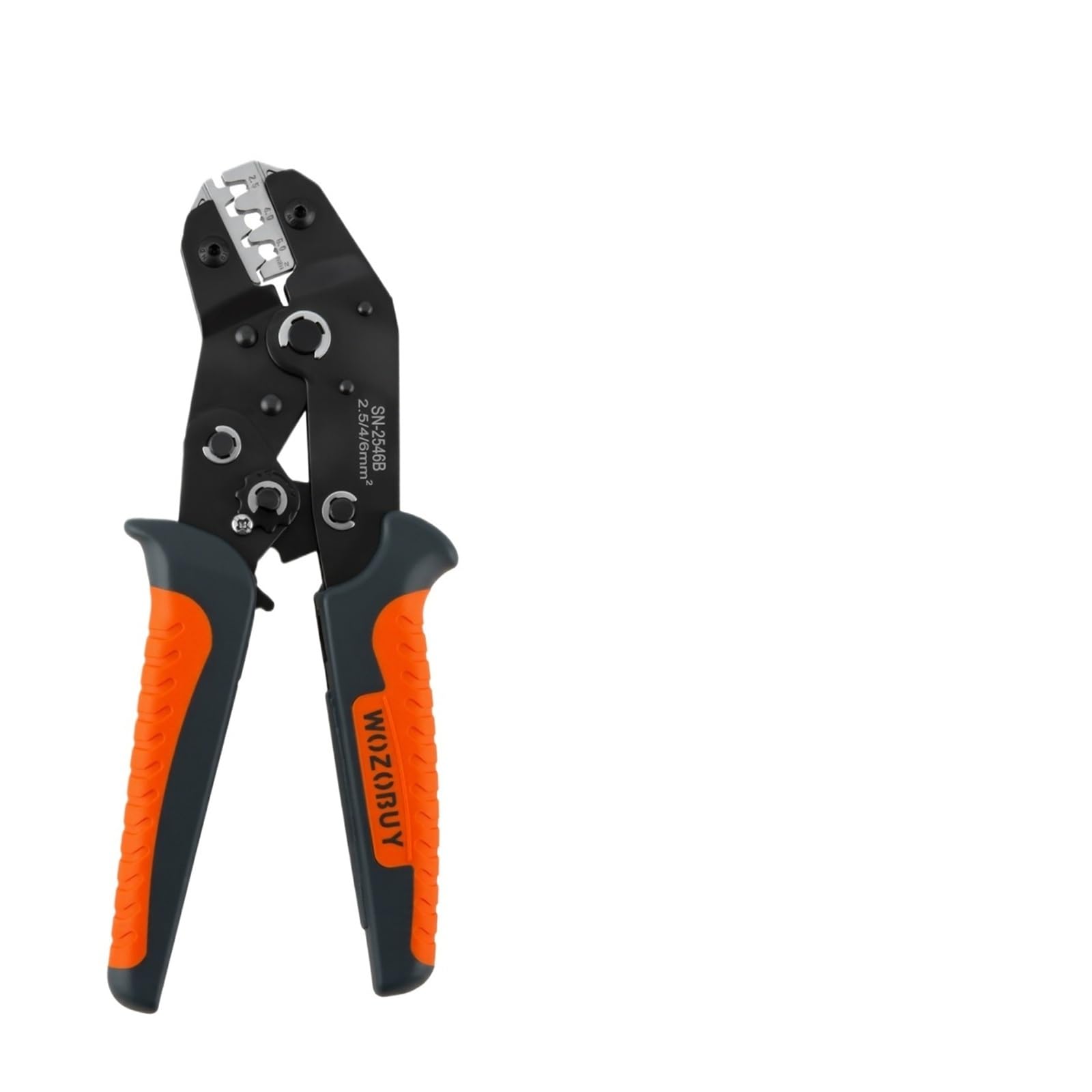 Solar PV Panel Crimping Tool Kit,2.5/4/6mm² Crimper for Cables Connectors Ergonomic Anti-Slip Handle-SN-2546B
