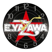 Amazon.co.jp: 掛け時計 置き掛け兼用 矢沢永吉 22 静音 ウォール