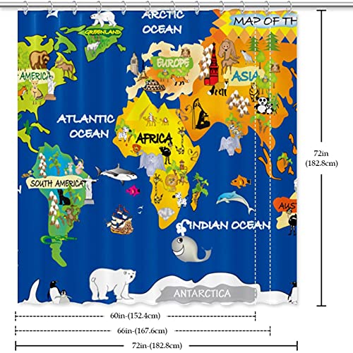 Rideau de douche imperméable 168 x 183 cm aux finitions textiles soignées
