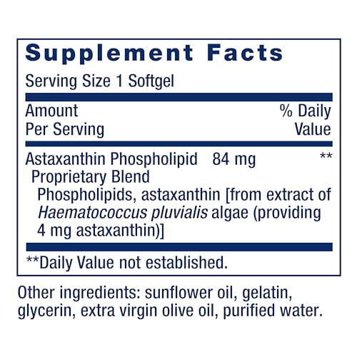 Life Extension Astaxanthin with Phospholipids, Eye Health, 30 Softgels - image 2