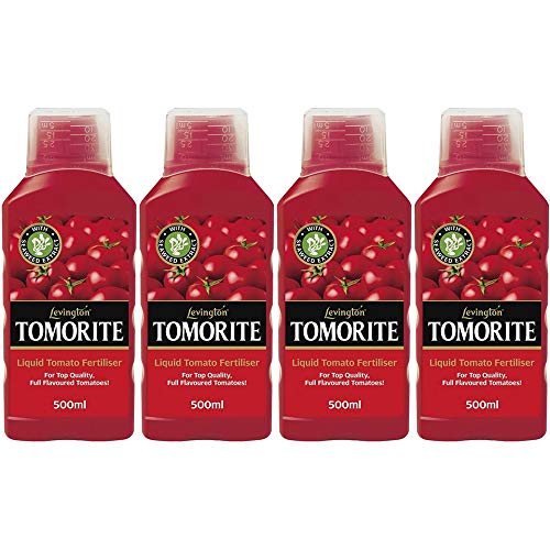 Fertiliser Levington Tomorite Seaweed Enriched Liquid Tomato 500ml (4 Bottles)