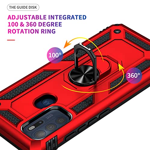 JIAFEI Cover per Motorola Moto G60S, Robusta