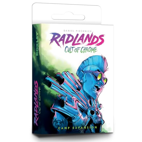 Image of Roxley Radlands: Cult of Chrome - A High-Octane Expansion to the Post-Apocalyptic Smash Hit | Ages 14+ | Plays in 30 Minutes