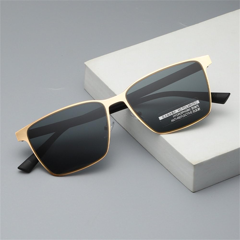 Lentes de sol polarizados de nailon de alta definición para hombre, para exteriores, viajes, protección contra rayos UV