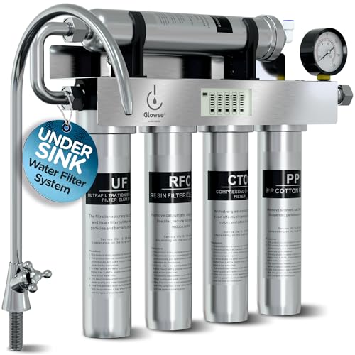 5-stufiges Wasserfiltersystem Unter Der Spüle – Ohne Tank, Mit Mineralstoffzugabe & Wasserhahn