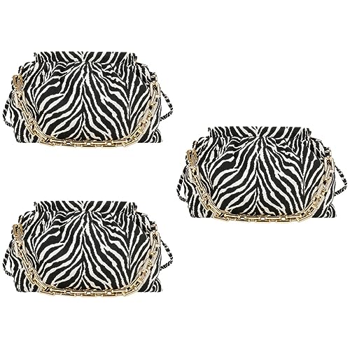 SHERCHPRY Bolsa carteiro com 3 peças, bolsa de armazenamento, carteira de zebra, bolsa de viagem, bo