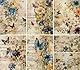 Floral Music Decoupage Rice Paper, 8 x 10.5 inch - Scrapbooking Crafts Cards