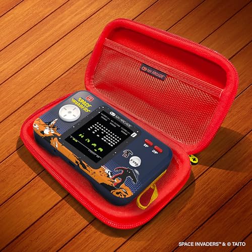 Image of My Arcade Space Invaders Pocket Player Bundle: Portable Gaming Console, Travel Case and Screen Protector Included