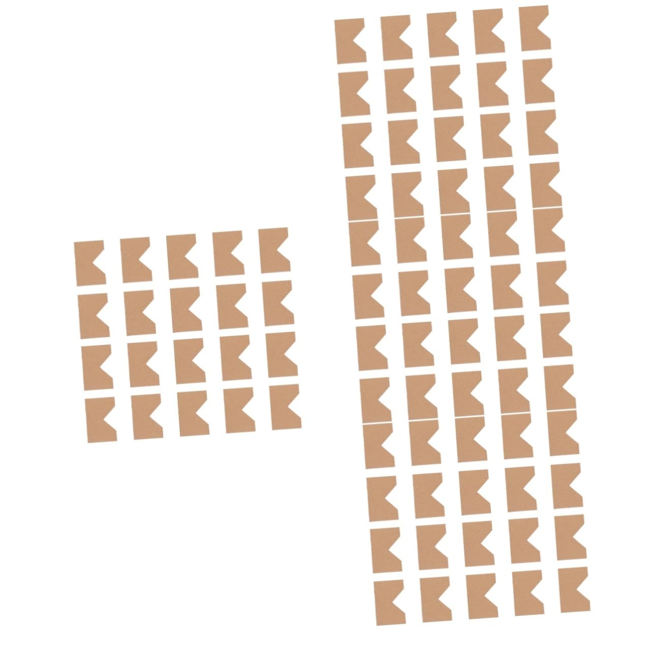 Didiseaon 4 Ensembles Coins De Protection Pour Cadre Photo Coins En Carton Pour Expédition Protections D'Angle Pour Cadre De Scrapbooking Protection D'Angle Pour 100 pièces * 4