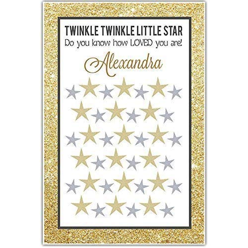 twinkle twinkle little star baby shower guest book