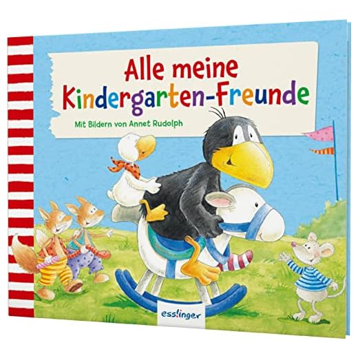 Der kleine Rabe Socke: Alle meine Kindergarten-Freunde: Freundebuch ab 3 für Kindergarten & Kita