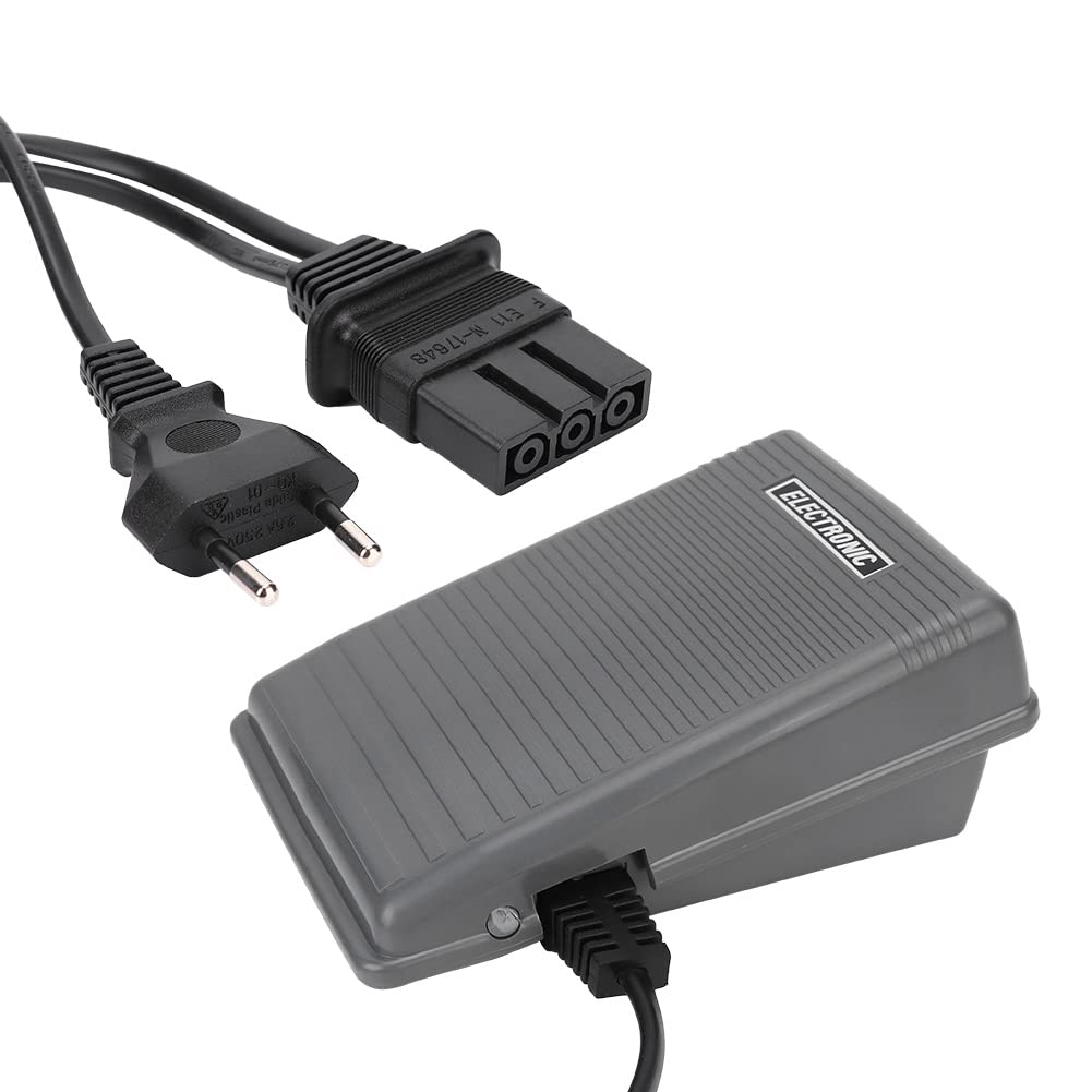 Pedale per macchina da cucire, accessori per artigianato per cucire a pedale a velocità variabile, interruttore del controller del pedale di comando a pedale e cavo di alimentazione per macchina da cu