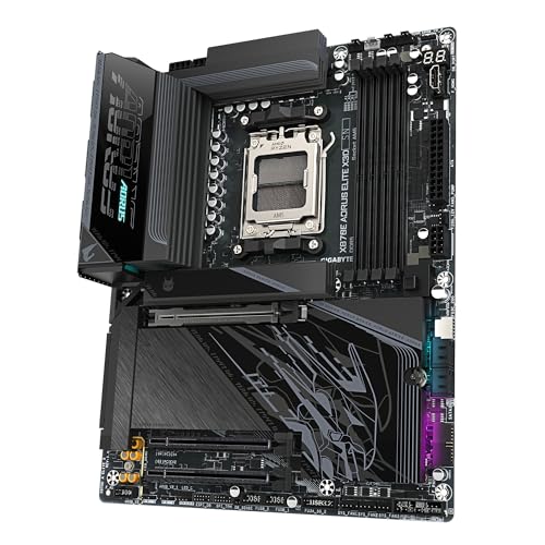 GIGABYTE X870E AORUS ELITE X3D Scheda Madre – Supporta CPU AMD Ryzen 9000, VRM Digitale a 16+2+2 fasi, fino a 9000 Hz DDR5 (OC), 2 x PCIe 5.0 + 2 x PCIe 4.0, Wi-Fi 7, LAN 5 GbE, USB 4 - Scheda madre - Immagine 3